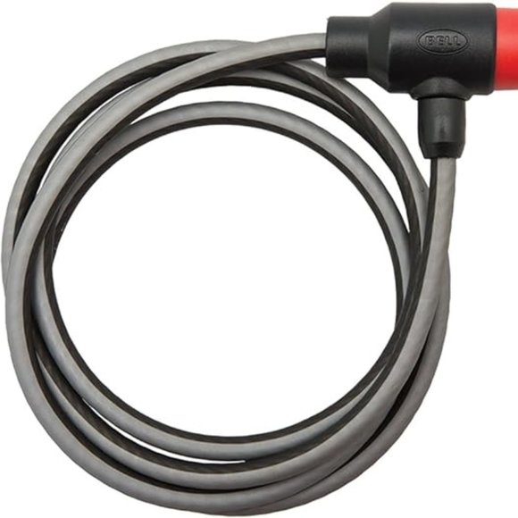 Bell Ballistic 400 Key Heavy Duty Steel Cable Bicycle Lock 2 Keys 5ft x 8mm - Picture 1 of 3